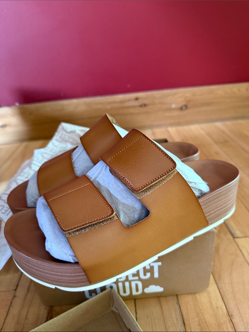 Project Cloud Women's Sandals — Neutral Beige/Tan - Picture 4 of 7